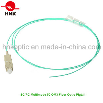 Multimode 50 Om3 Sc PC PVC / LSZH Jacke Faseroptik Pigtail